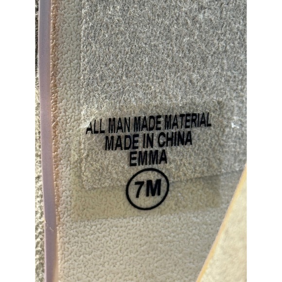 Peep Toe Platform Heels Ankle Strap Stiletto Tan Shoes Size 7M - Picture 8 of 8